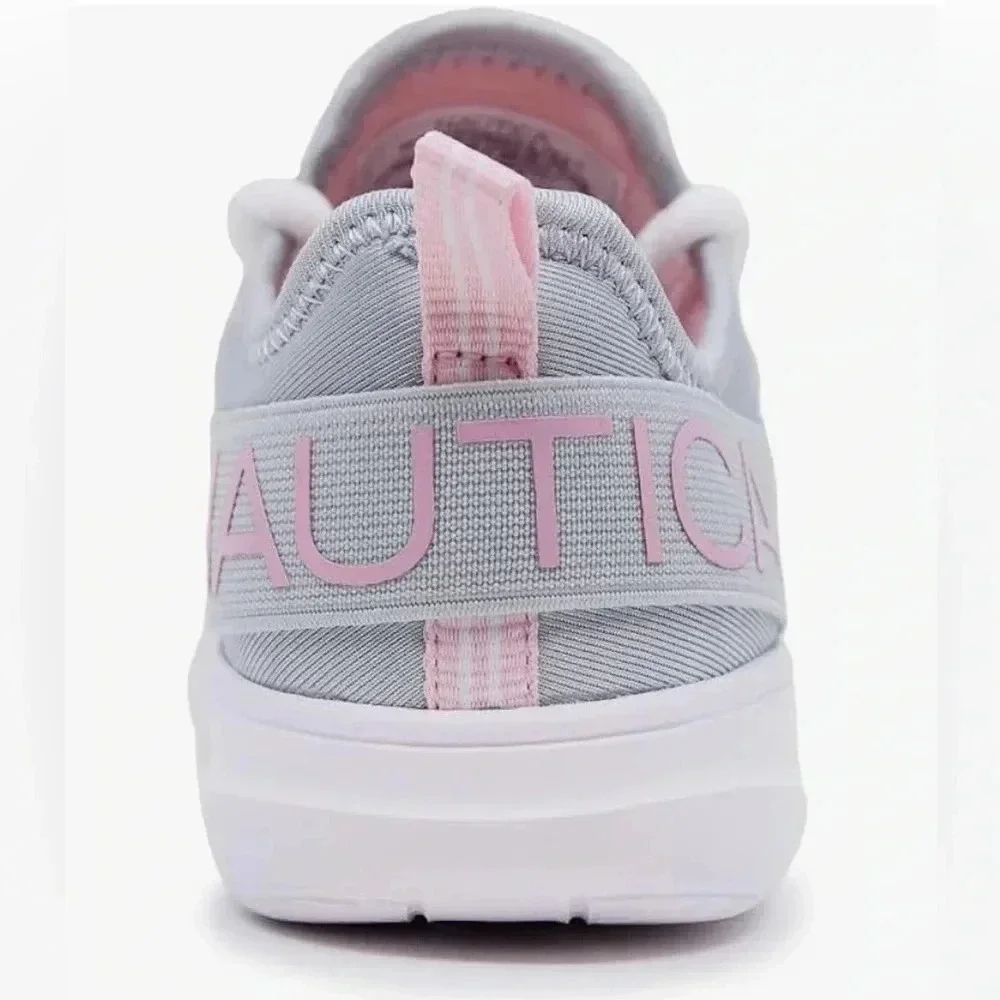 Nautica Kids Girls Metallic Sneaker Lace-Up Athletic Running Shoes sz 13 nwb